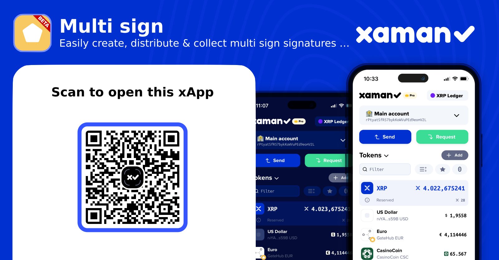 Open Xumm xApp: Multi sign